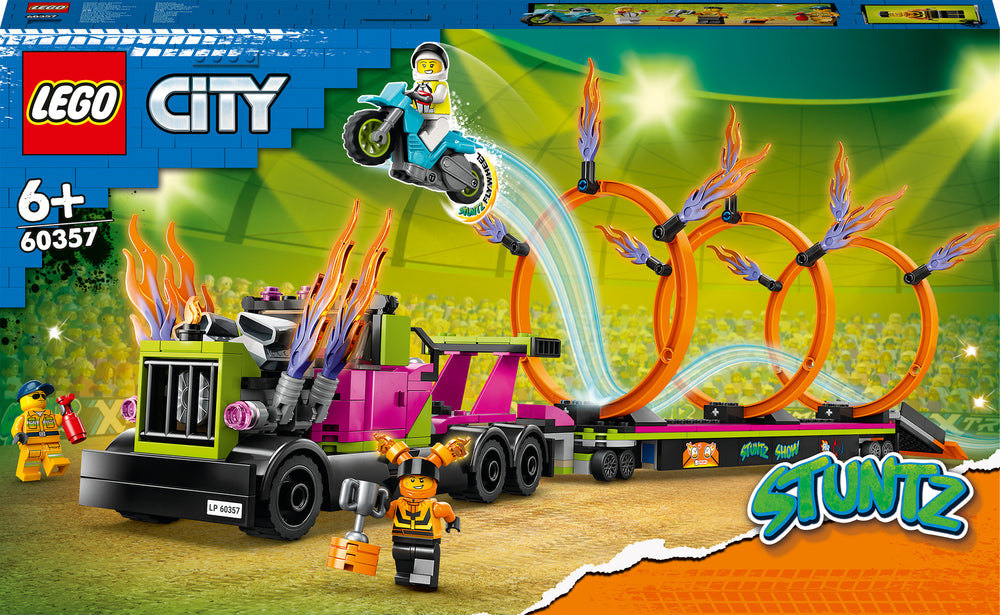 LEGO® City Stuntz Stunt Truck & Ring of Fire Set