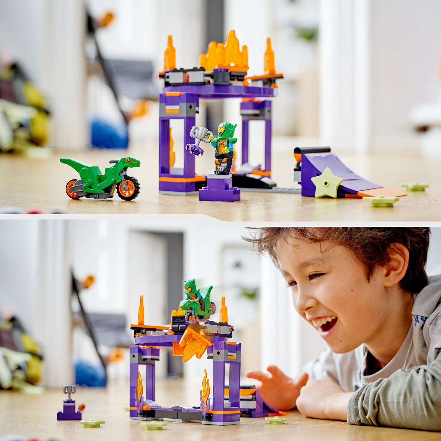 LEGO® City Stuntz Dunk Stunt Ramp Challenge Set