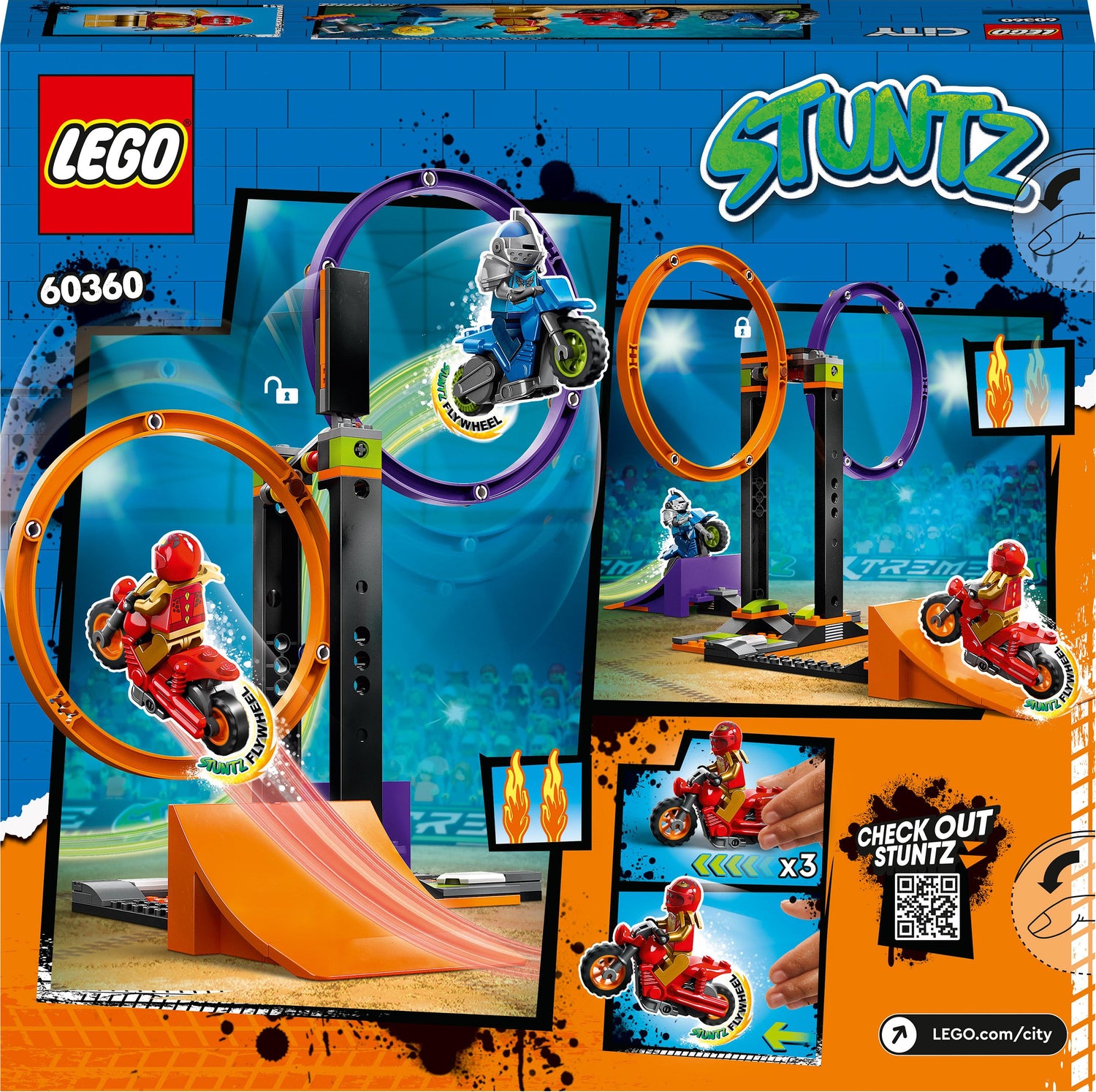 LEGO® City Stuntz Spinning Stunt Challenge Set