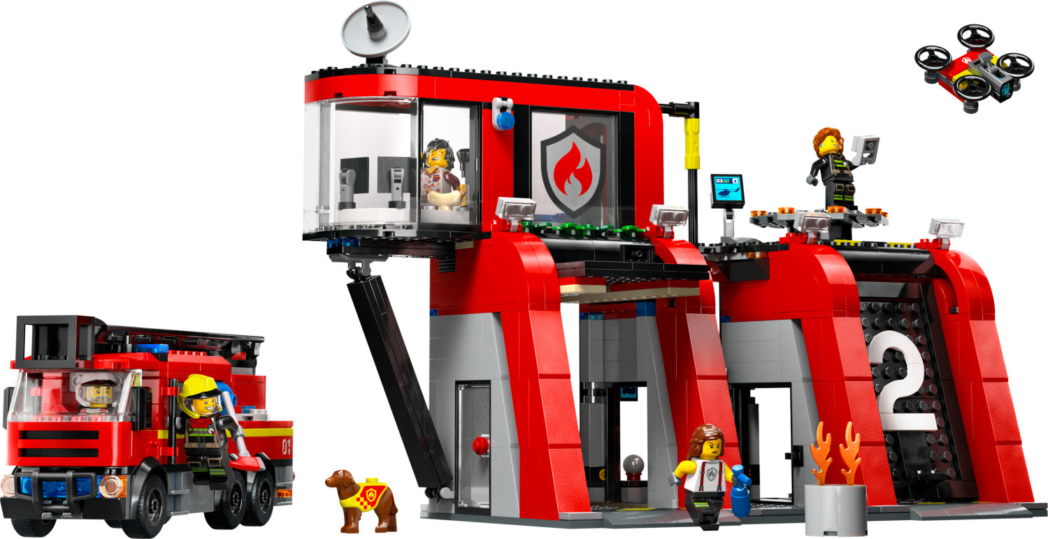 LEGO® City Fire: Fire Station with Fire Truck