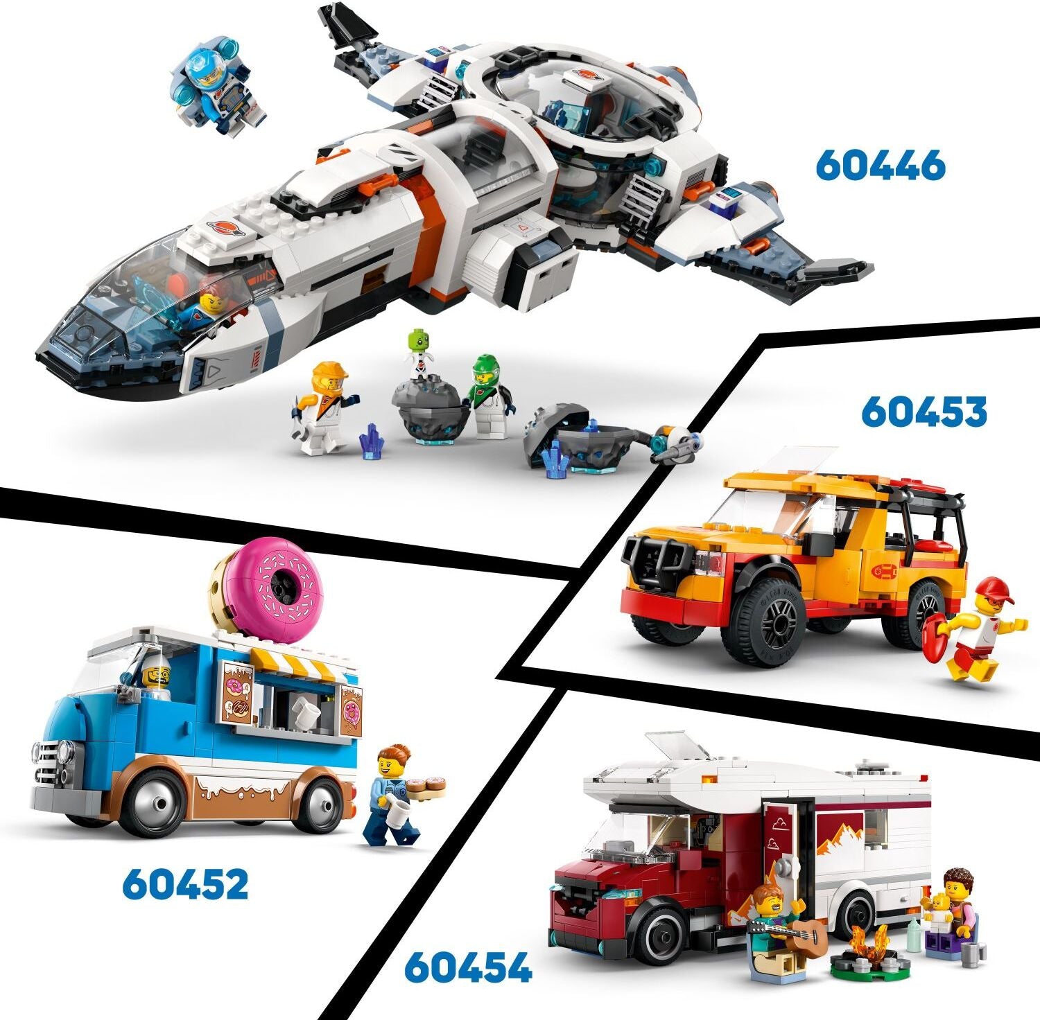 LEGO® City Great Vehicles: Holiday Adventure Camper Van 60454