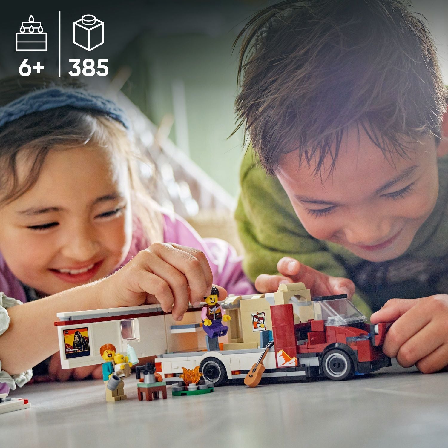 LEGO® City Great Vehicles: Holiday Adventure Camper Van 60454