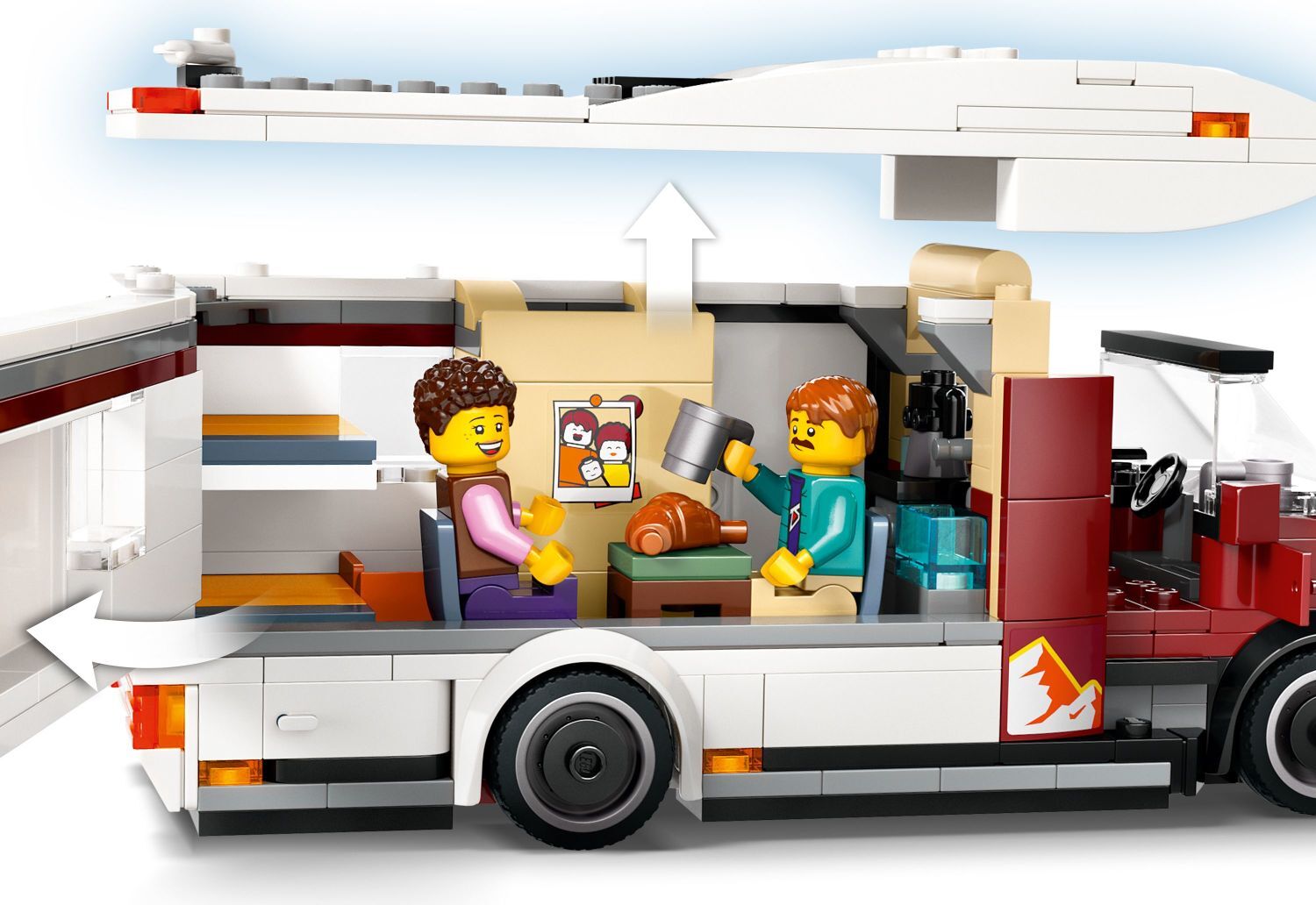 LEGO® City Great Vehicles: Holiday Adventure Camper Van 60454