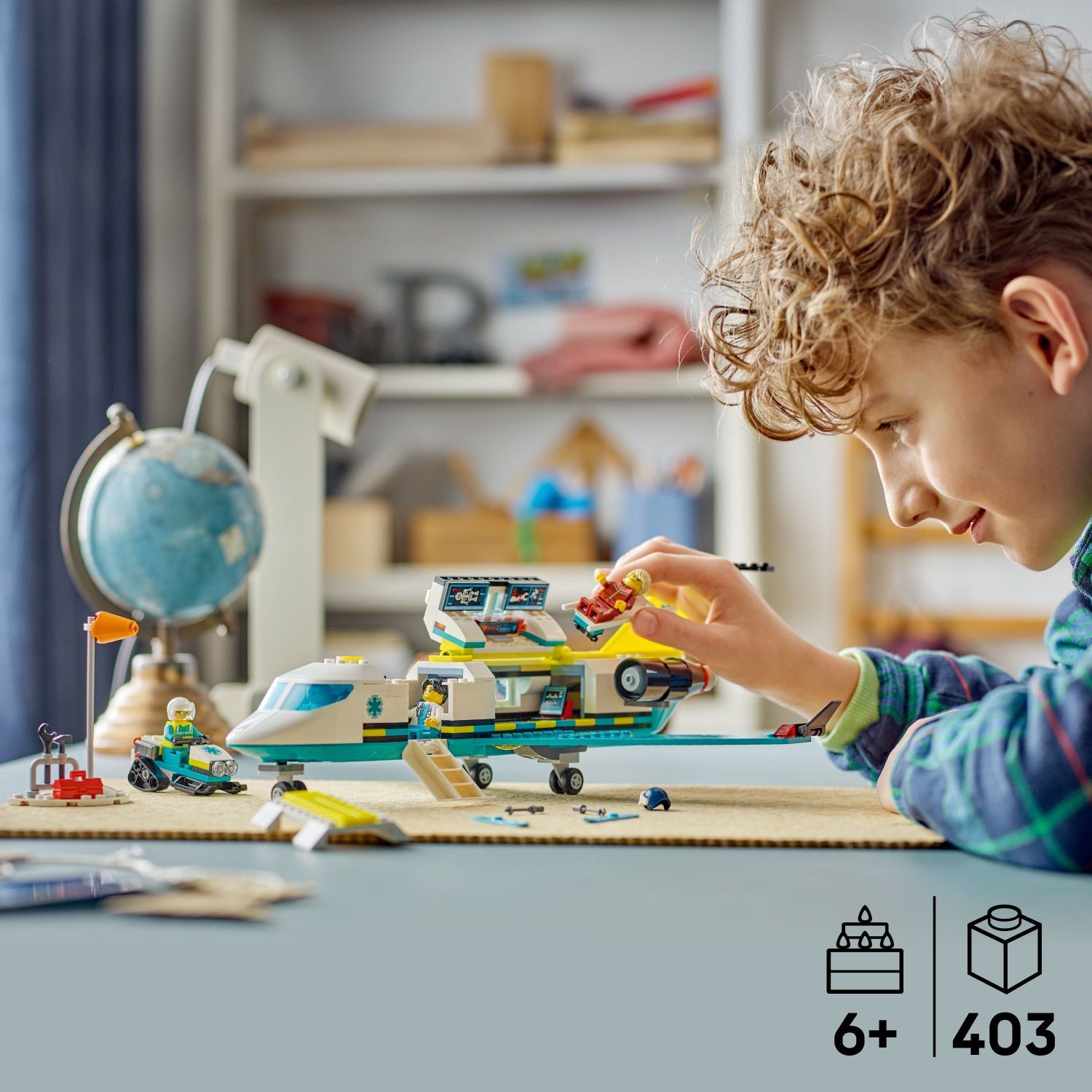 LEGO City Big Vehicles: Emergency Air Ambulance Airplane