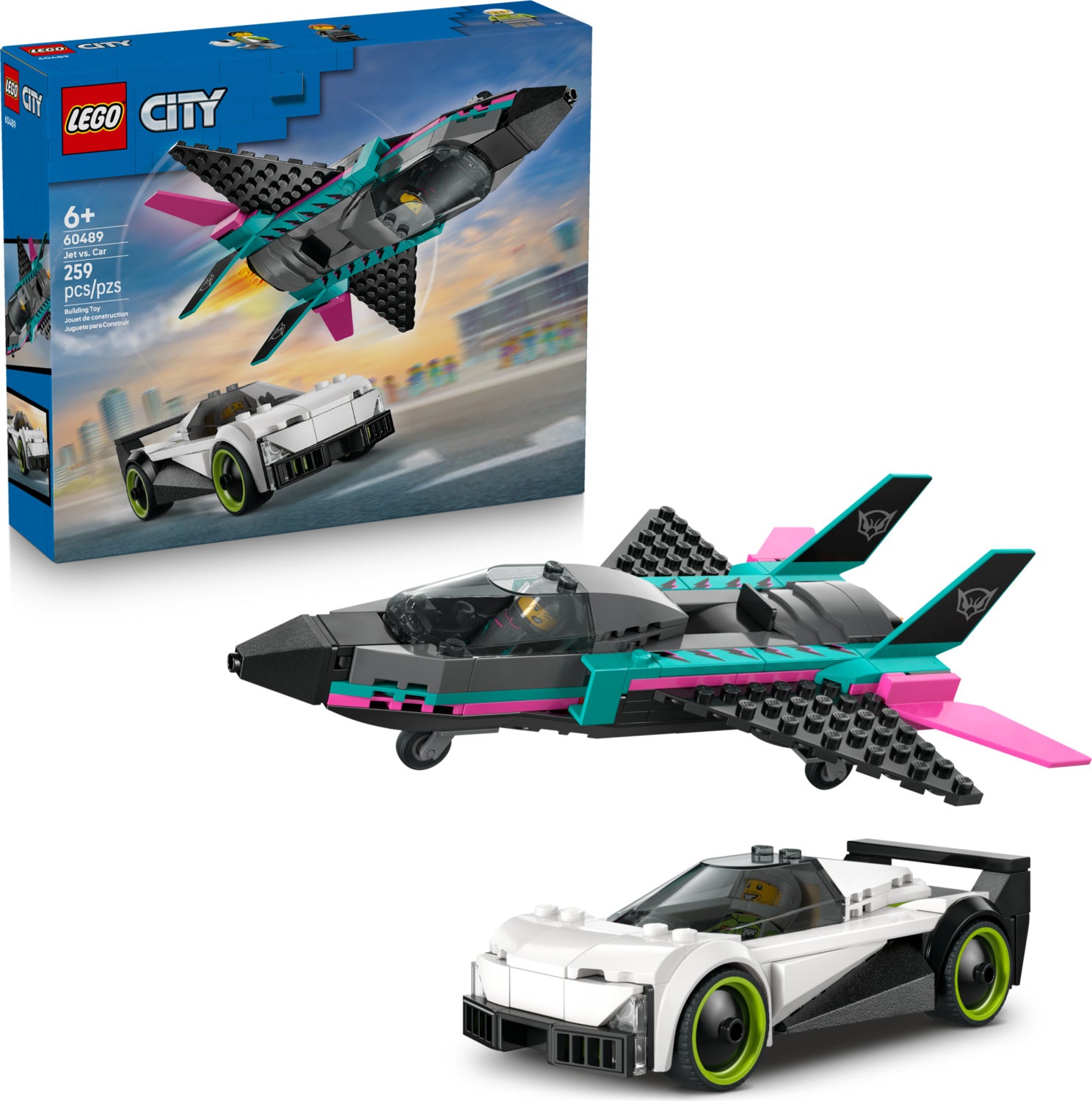 LEGO City Great Vehicles: Jet vs. Car