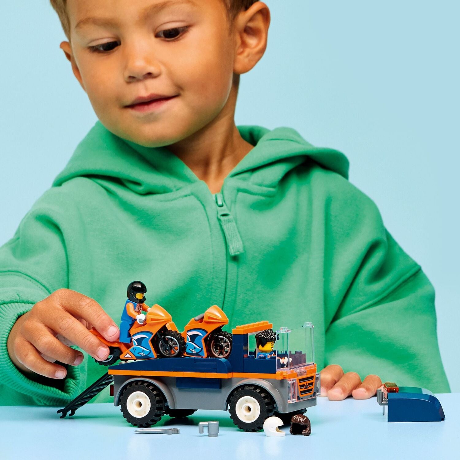 LEGO City Great Vehicles: Motorcycle Transporter