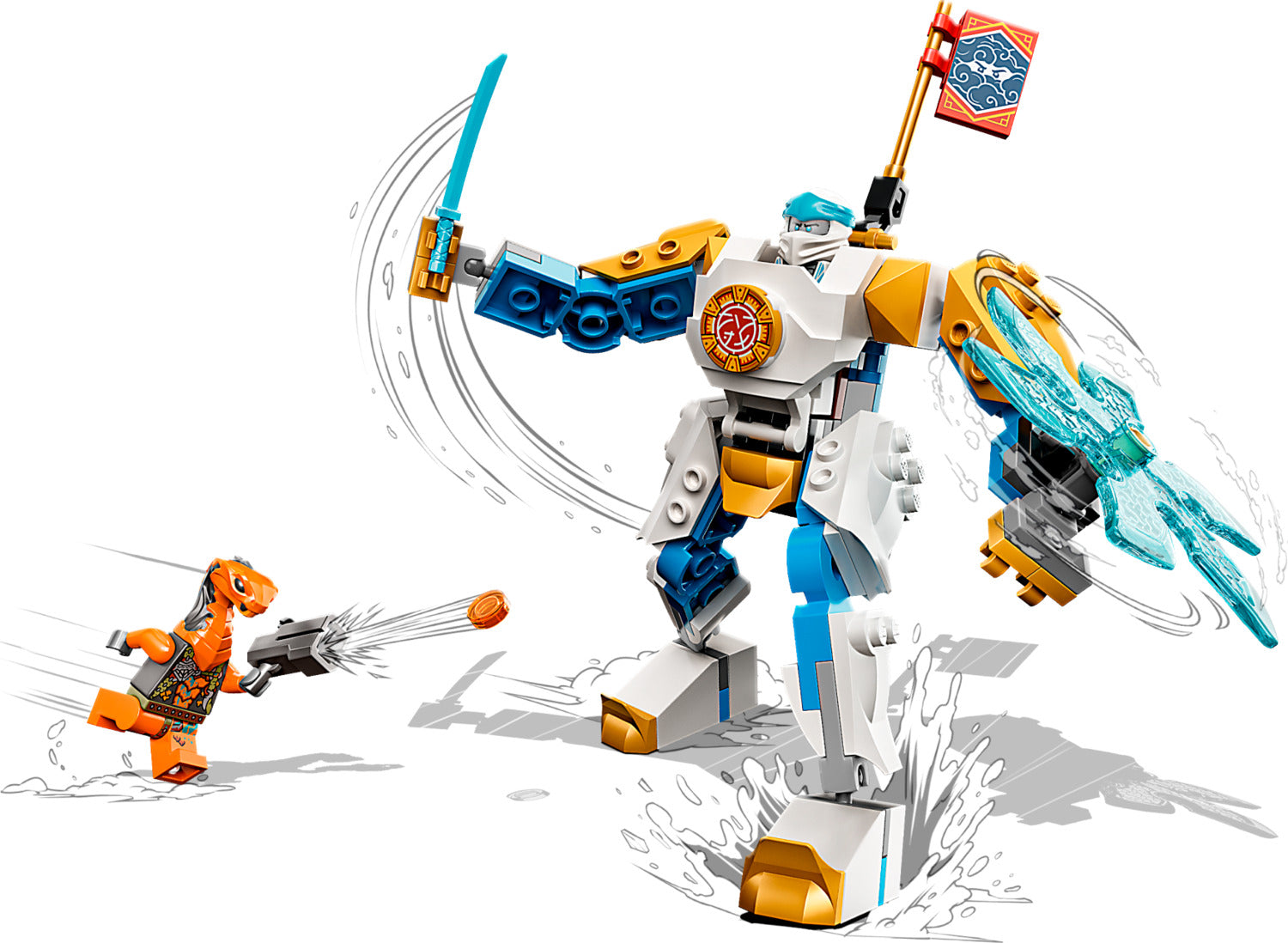 LEGO® NINJAGO: Zane's Power Up Mech EVO 71761 – Awesome Toys & Gifts