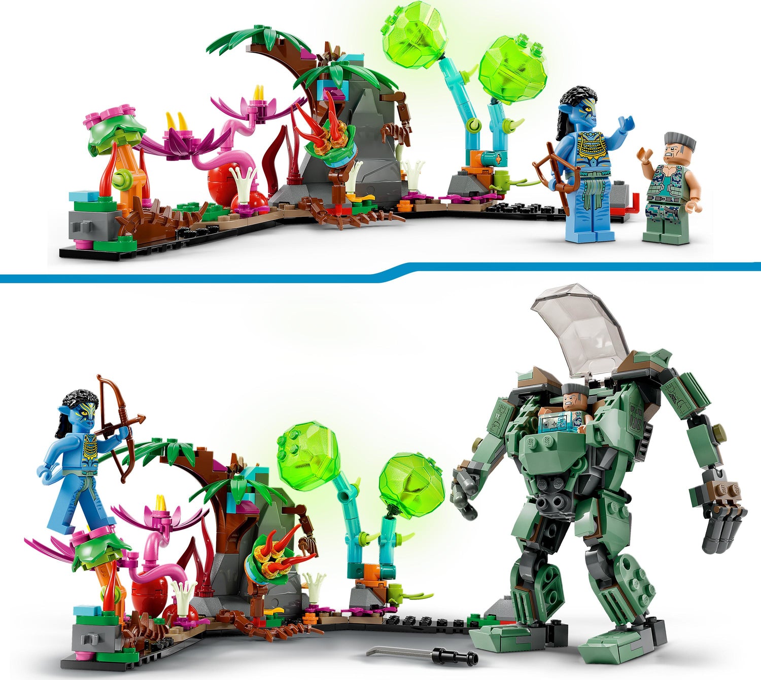 LEGO Avatar Neytiri & Thanator vs. AMP Suit Quaritch