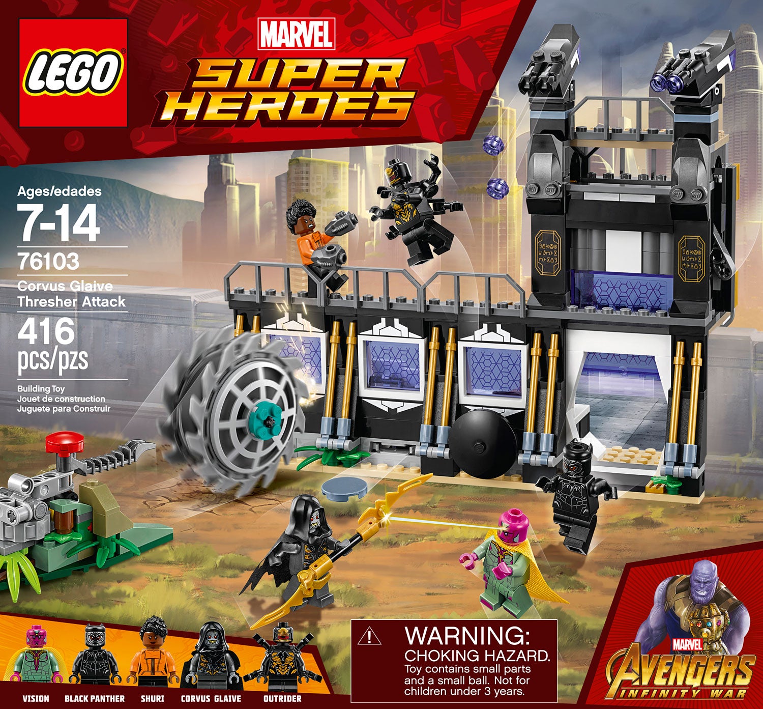 LEGO® Corvus Glaive Thresher Attack