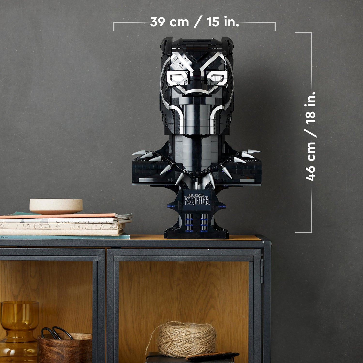 Black Panther スタチュー Queen Studios 1/1 Avengers Black Panther Bust Limited Resin Statue