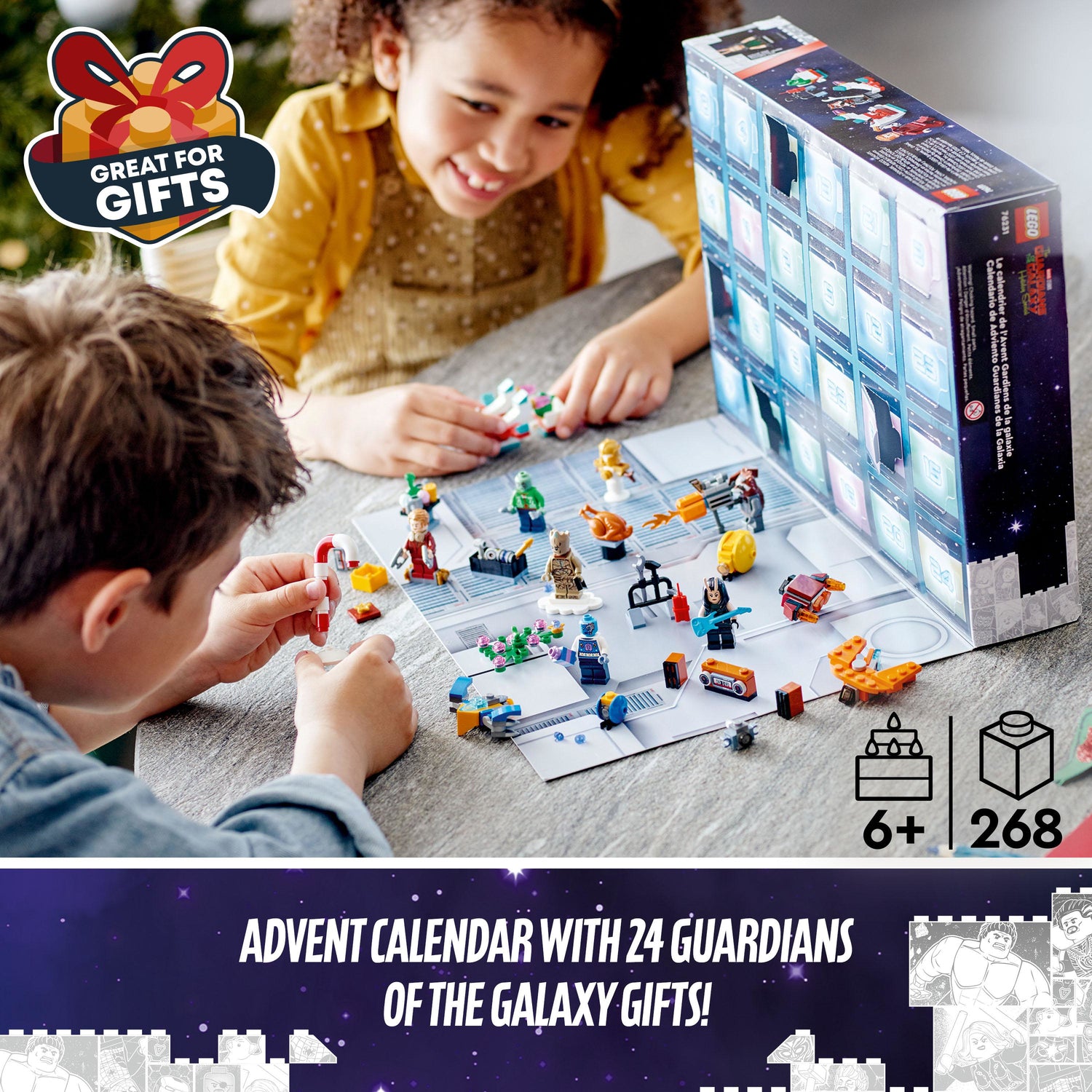 LEGO Marvel Avengers Marvel Guardians of the Galaxy Advent Calendar