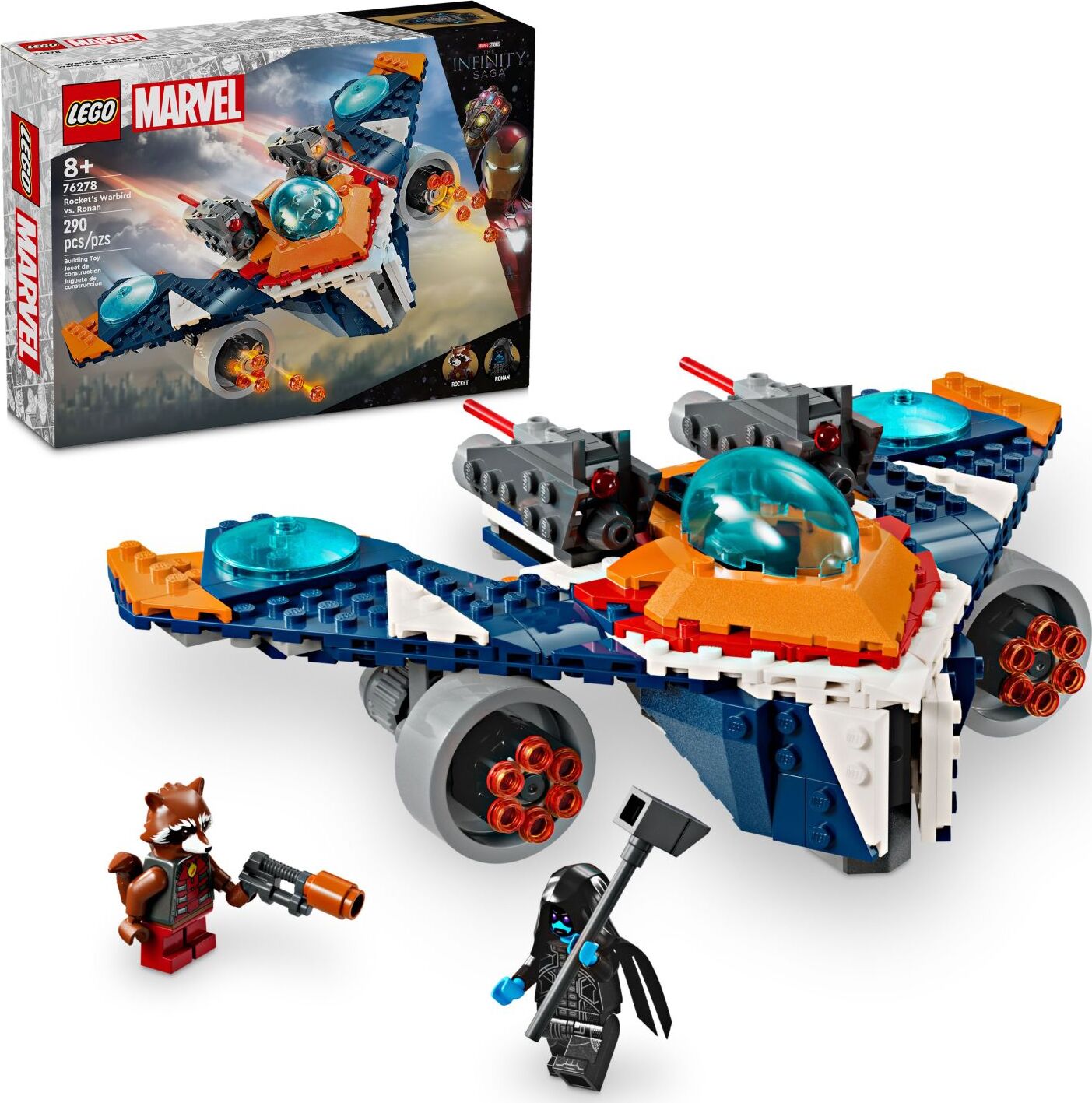 LEGO® Super Heroes Marvel: Rocket's Warbird vs. Ronan