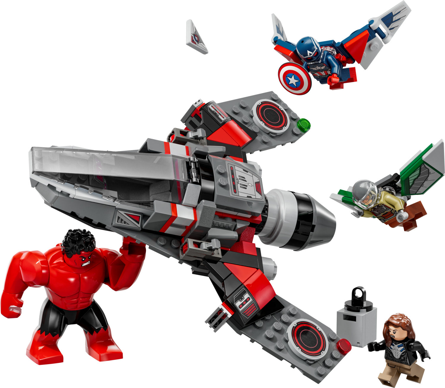LEGO® Super Heroes Marvel: Captain America vs. Red Hulk Battle