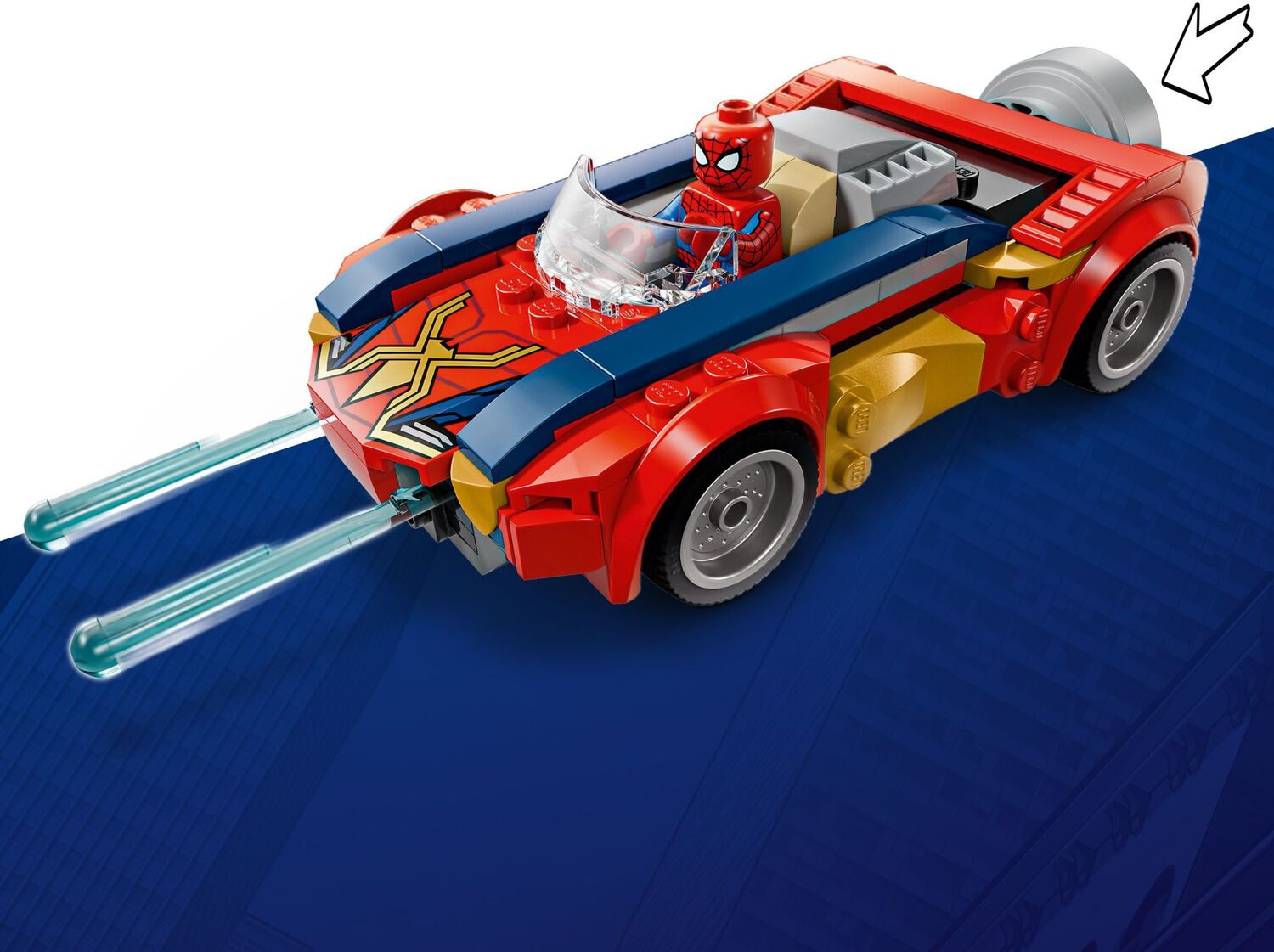 LEGO Super Heroes Marvel: Spider-Man Car vs. Venomized Wolverine