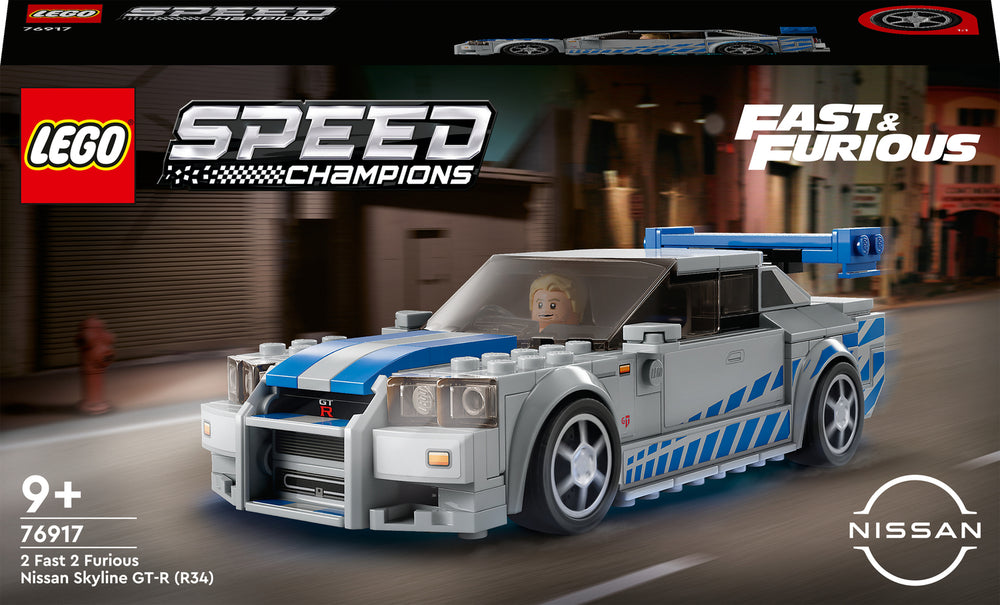 LEGO® Speed Champions 2 Fast 2 Furious Nissan Skyline GT-R (R34)