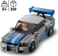 LEGO® Speed Champions 2 Fast 2 Furious Nissan Skyline GT-R (R34)