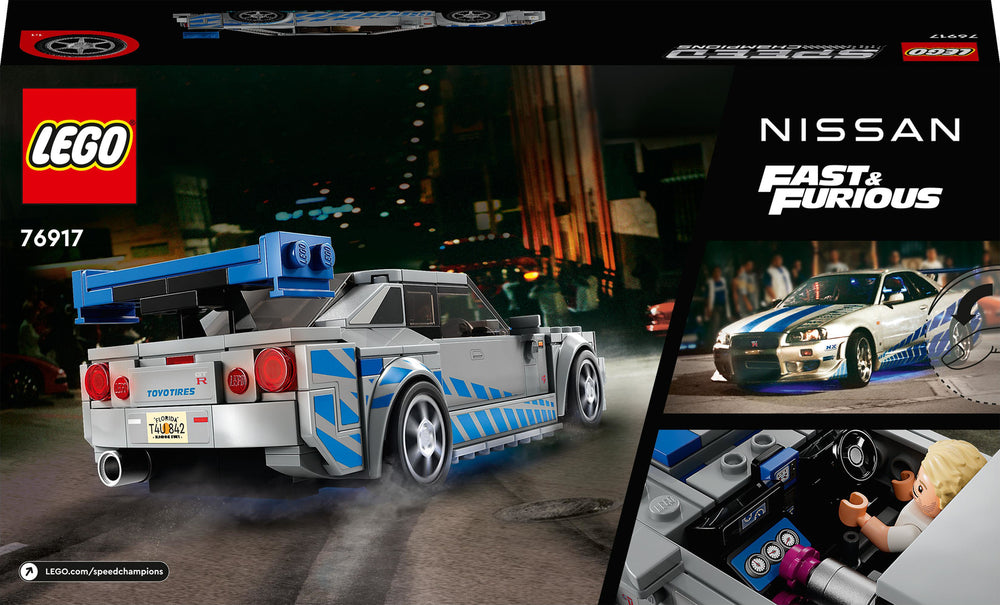 LEGO® Speed Champions 2 Fast 2 Furious Nissan Skyline GT-R (R34)