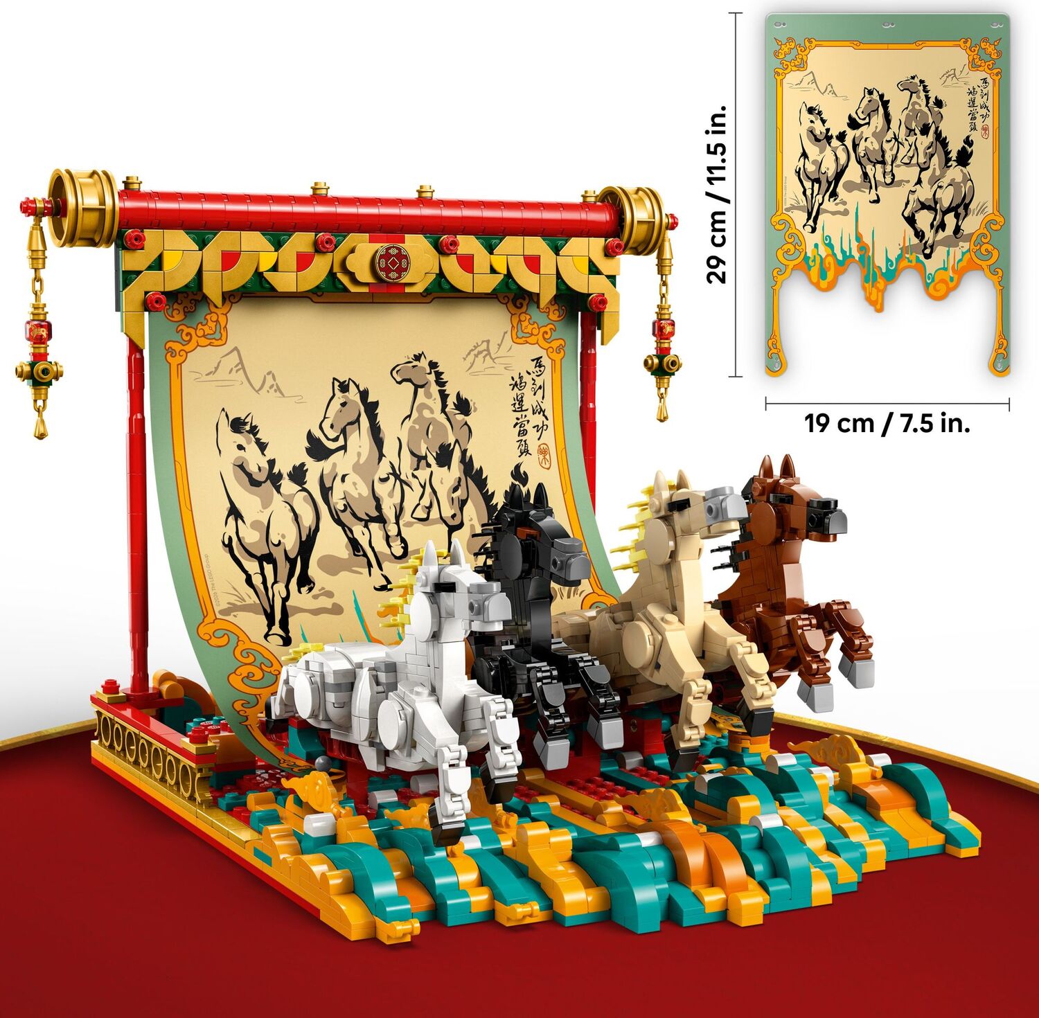 LEGO Chinese Festivals: Galloping Horses Canvas