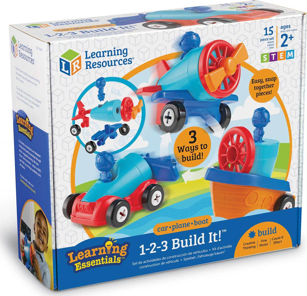 1-2-3 Build It!™ Car-Plane-Boat