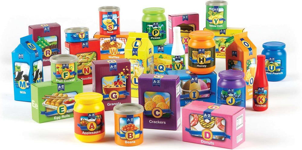 A to Z Alphabet Groceries