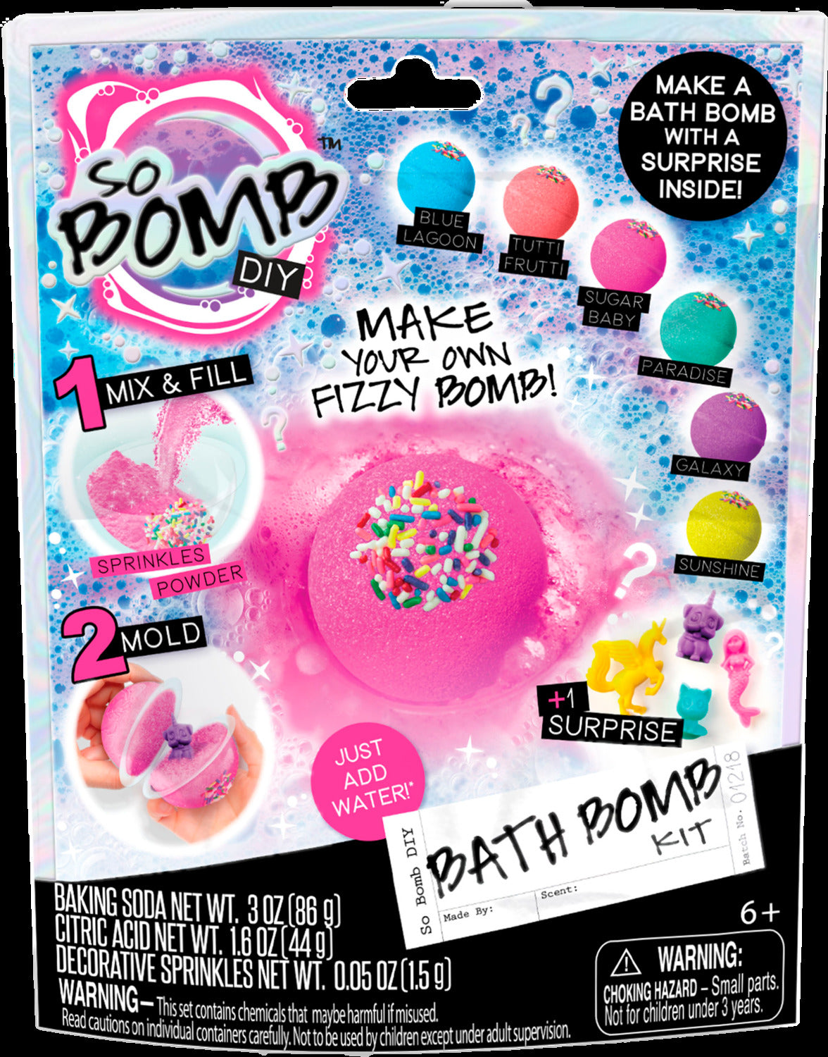 Bath Bomb Blind Bag In 12Pc