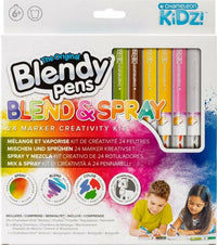 The Original Blendy Pens 'Blend and Spray' 24 Marker Creativity Kit (Essentials Only)