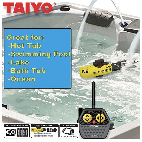 RC Mini Submarine  Yellow  1:40