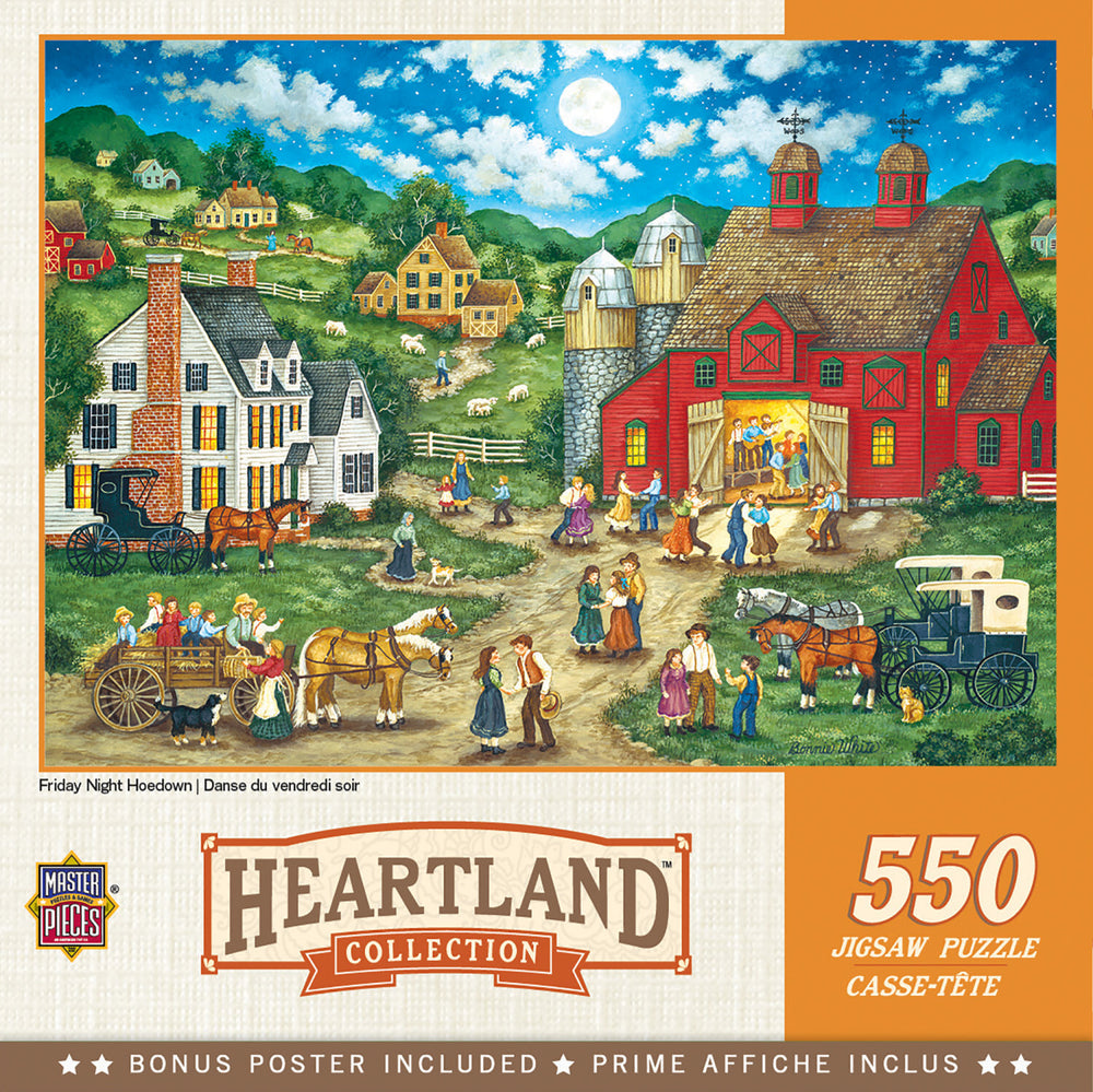 Heartland - Friday Night Hoe Down 550 Piece Puzzle