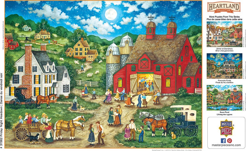 Heartland - Friday Night Hoe Down 550 Piece Puzzle