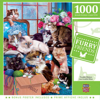 Furry Friends - Trouble Makers 1000 Piece Puzzle