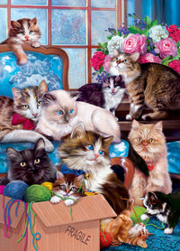 Furry Friends - Trouble Makers 1000 Piece Puzzle