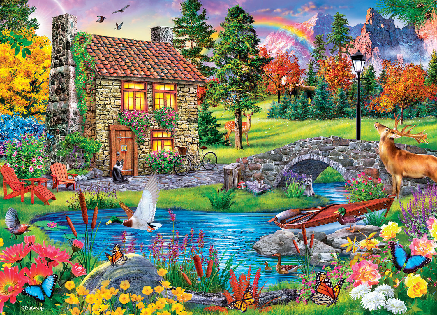 Retreats - Stoney Brook Cottage 1000 Piece Puzzle