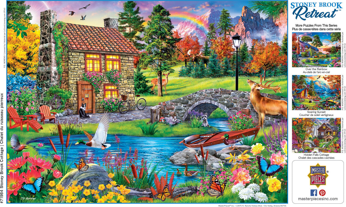 Retreats - Stoney Brook Cottage 1000 Piece Puzzle