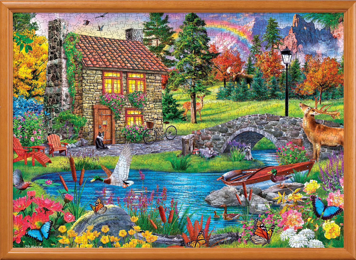 Retreats - Stoney Brook Cottage 1000 Piece Puzzle