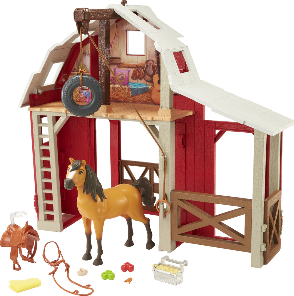 Spirit Untamed Swing & Saddle Barn Playset