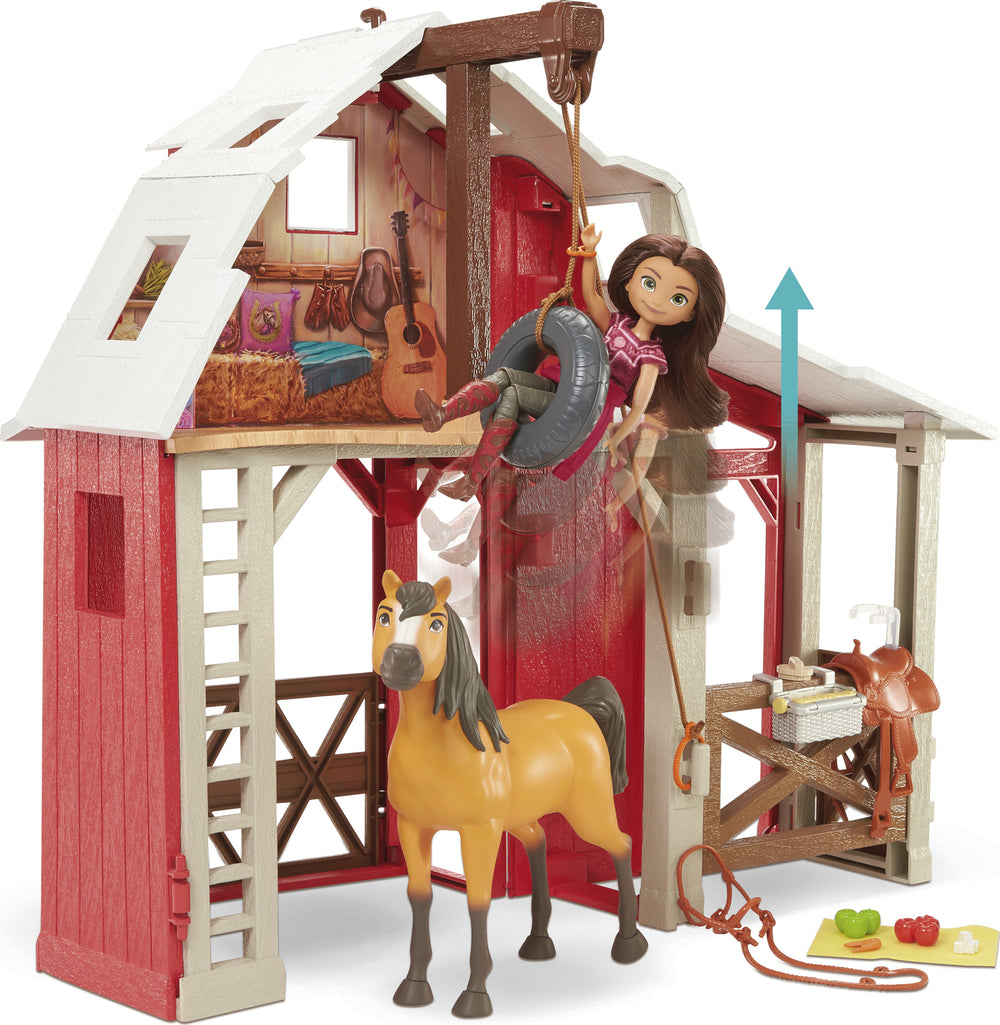 Spirit Untamed Swing & Saddle Barn Playset