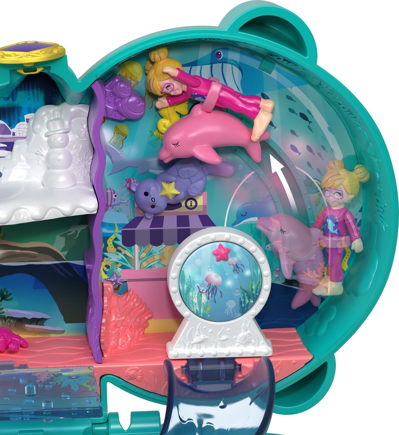 Polly Pocket Otter Aquarium Compact