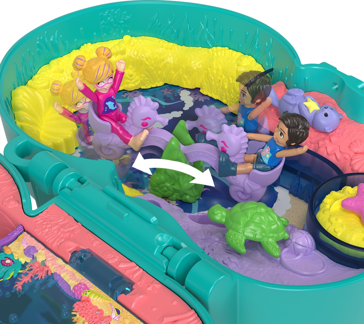 Polly Pocket Otter Aquarium Compact