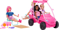 Barbie Mysteries: Beach Detectives Ultimate Beach Buggy Vehicle Playset with 10+ Accessories