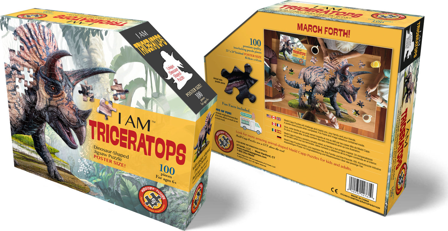 Madd Capp Puzzle Jr- I Am Triceratops