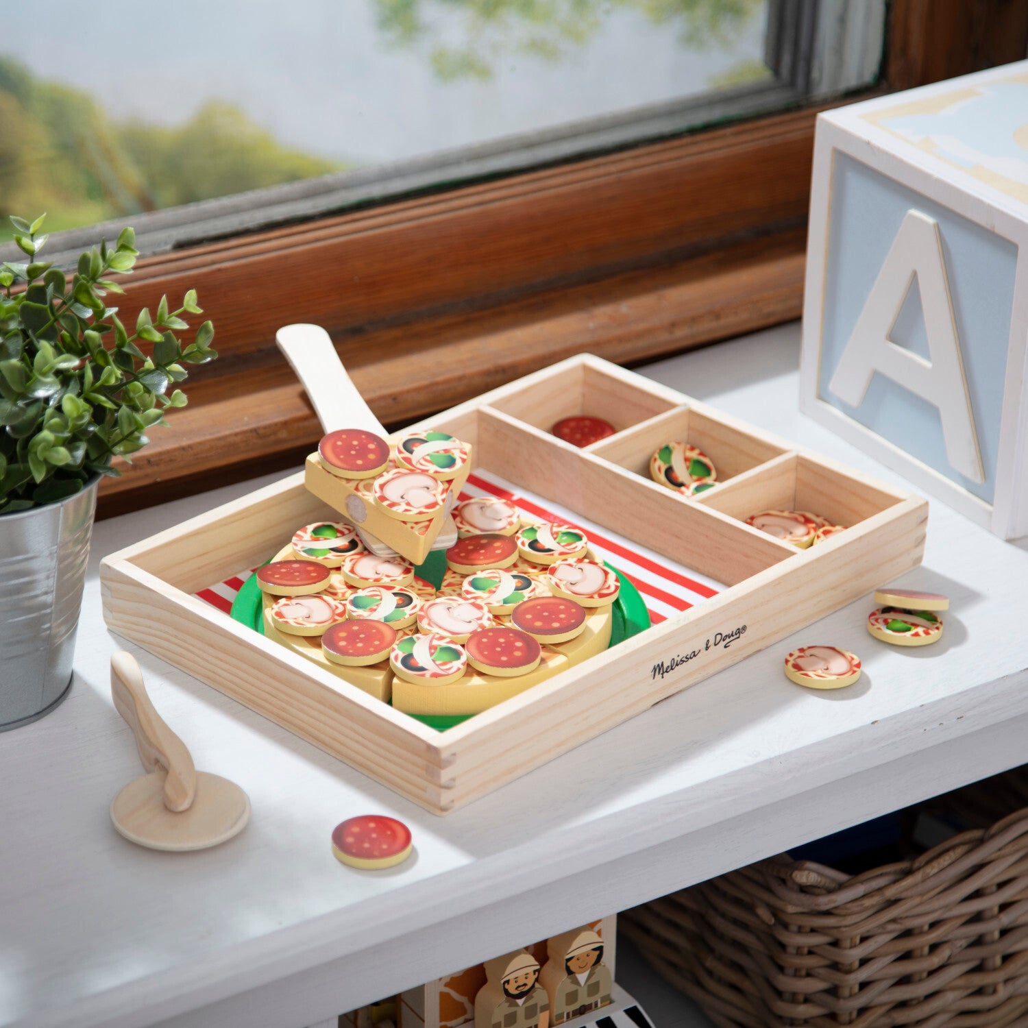 Pizza Party - Wooden Play Food – Awesome Toys & Gifts