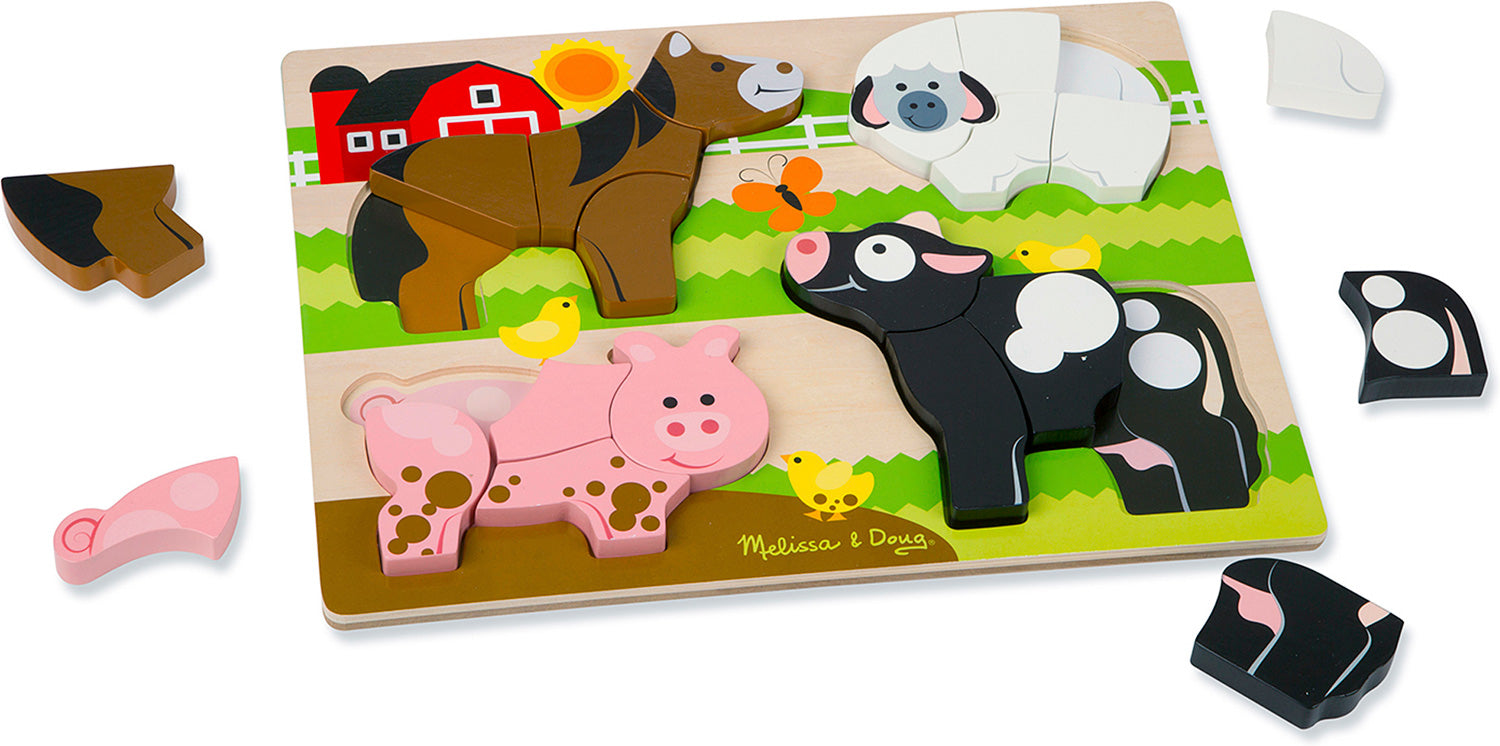 Chunky Jigsaw Puzzle - Farm Animals