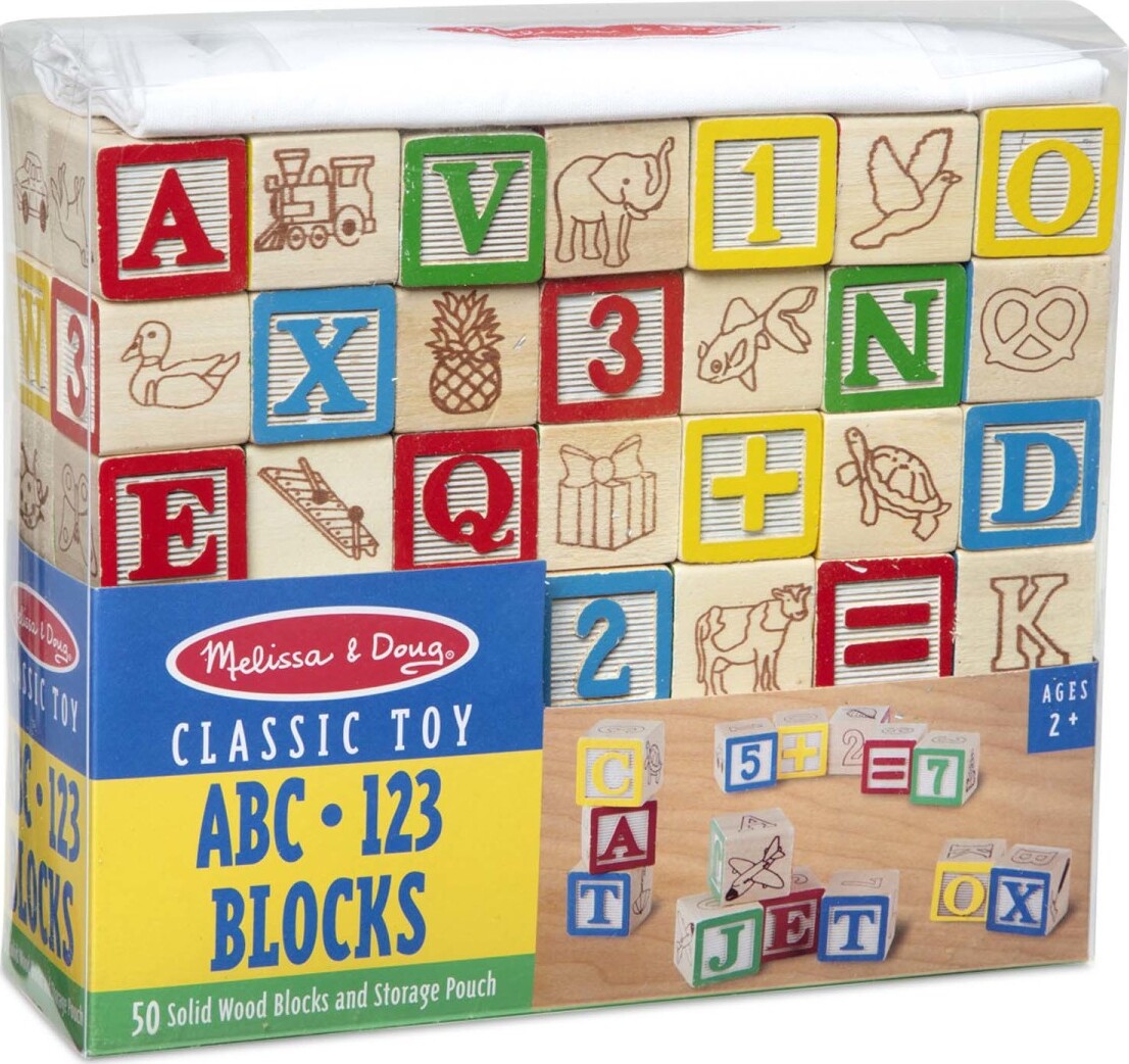 Wooden ABC/123 Blocks