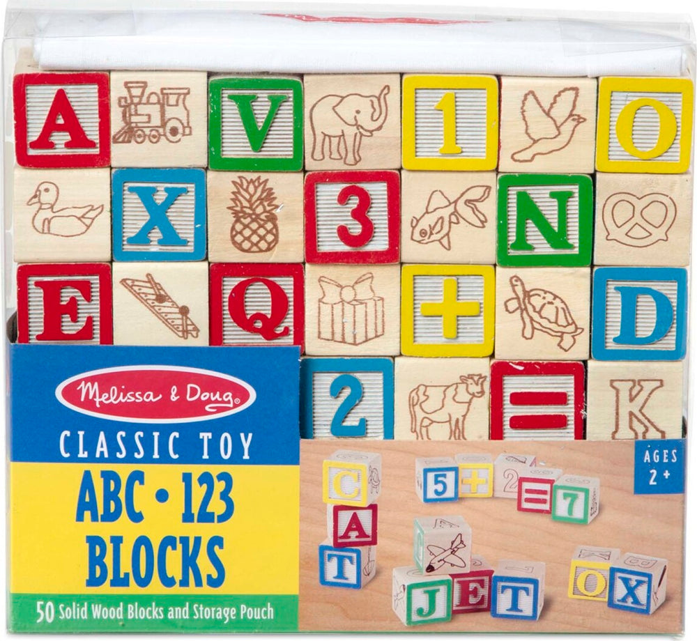 Wooden ABC/123 Blocks