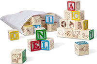 Wooden ABC/123 Blocks