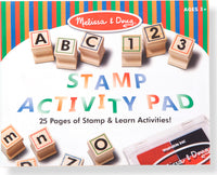 Deluxe Wooden Stamp Set - ABCs 123s