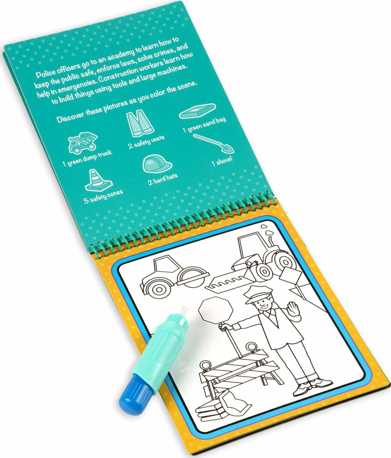 Water Wow! Occupations - Water Reveal Pad On the Go Travel Activity