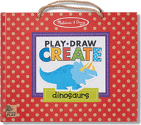 Natural Play: Play, Draw, Create Reusable Drawing & Magnet Kit - Dinosaurs