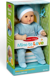 Mine to Love Jordan 12-Inch Baby Doll