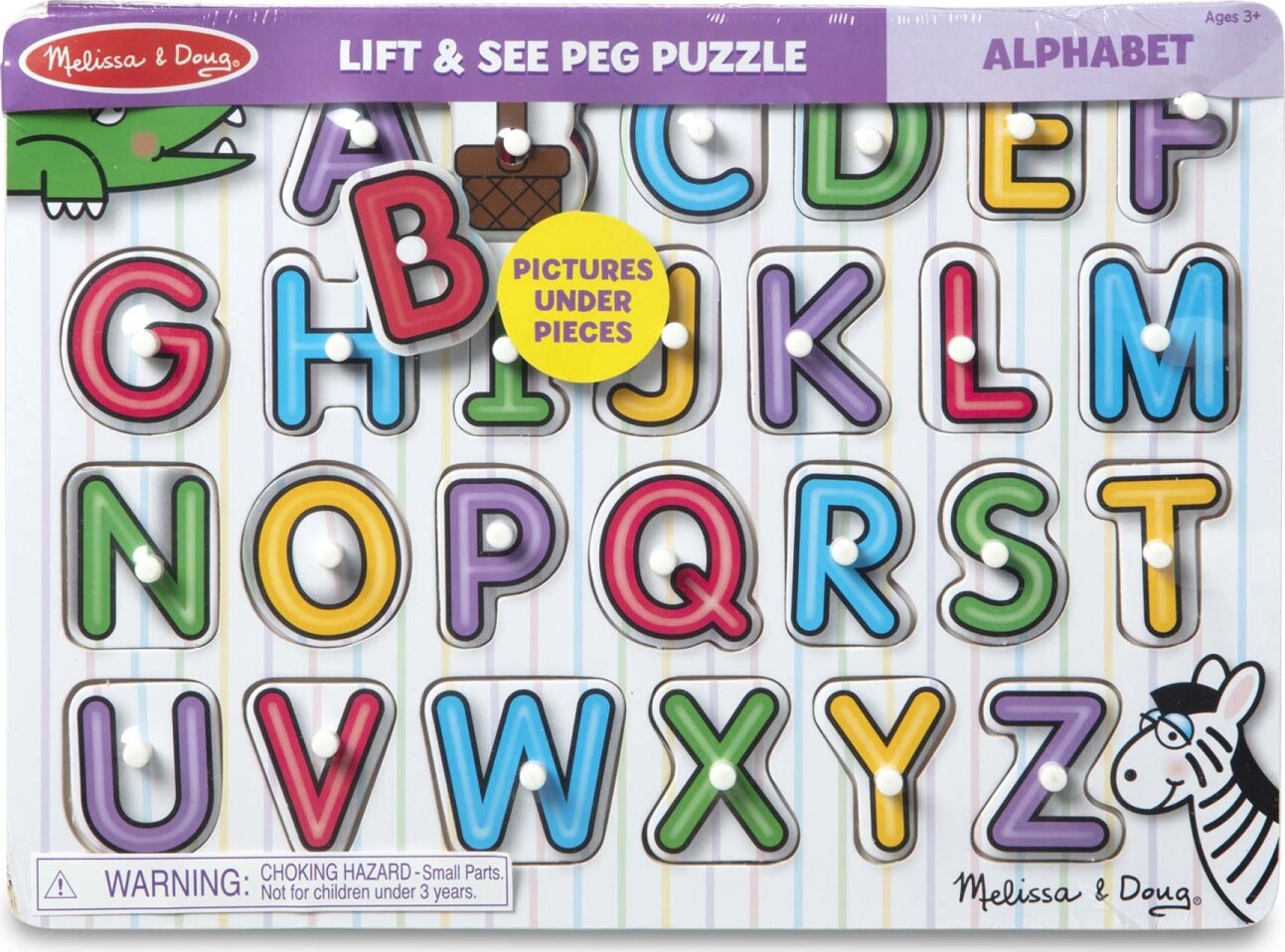 See-Inside Alphabet Peg Puzzle - 26 pieces